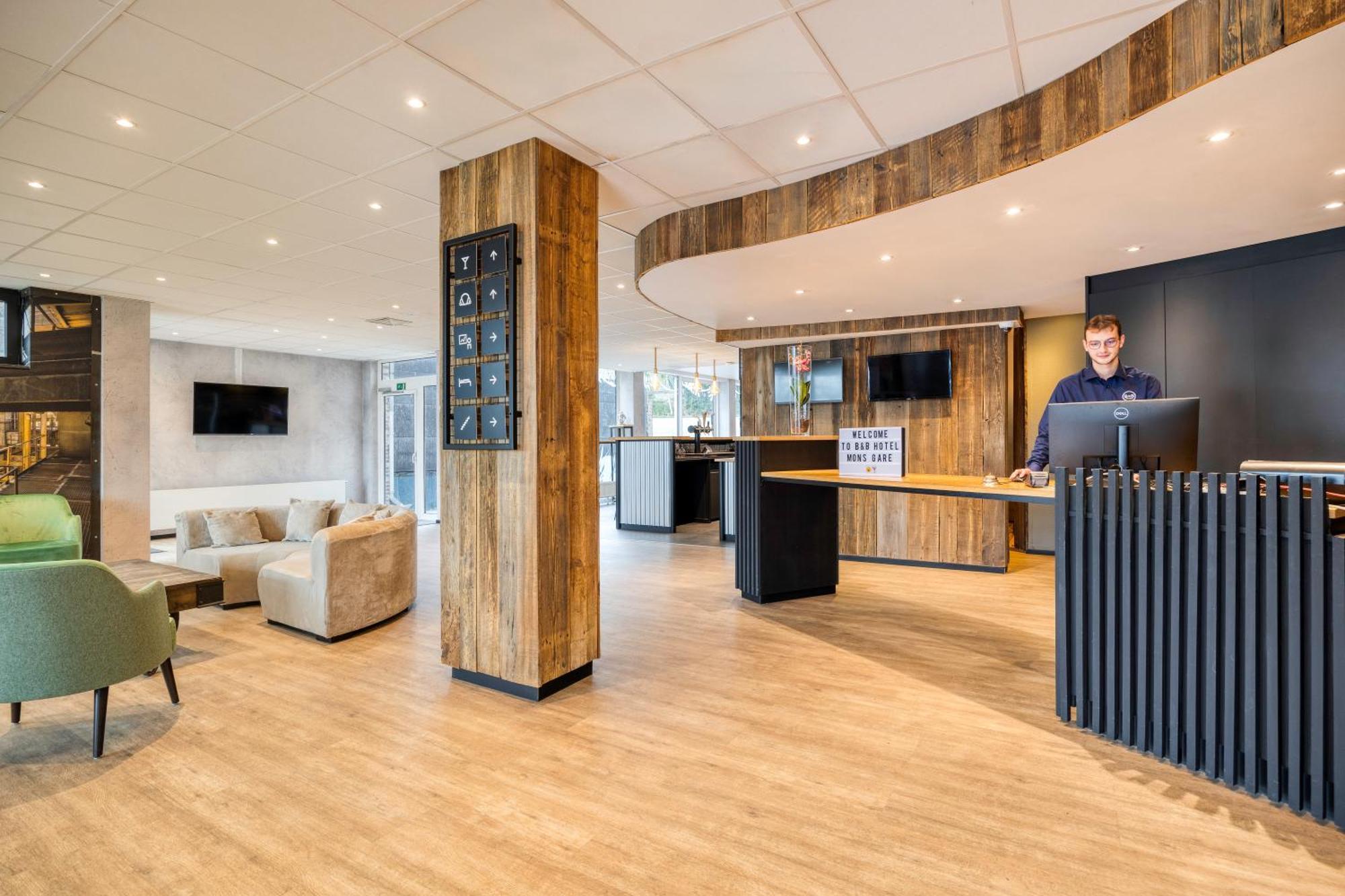 B&B Hotel Mons Gare Экстерьер фото